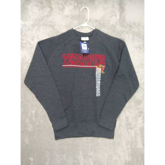 Maryland Terrapins Champions Sweatshirt Mens Small Gray Embroidered Pullover - Picture 1 of 6